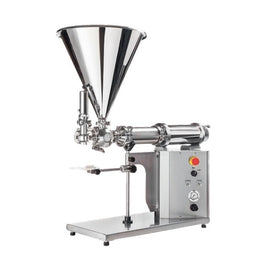 Volumetric dispenser for dense 20 - 680 cmc liquids