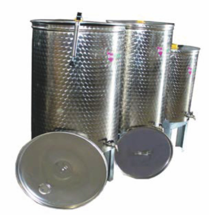 Cisterna din inox cu capac plutitor ECO FPV 50 - 1000 L