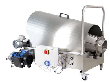 Filtering system with rotary filter and rotofilter pump 1000