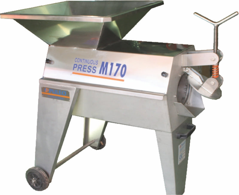 Presa continua fructe cu surub M125 - M170 - M250 - M400