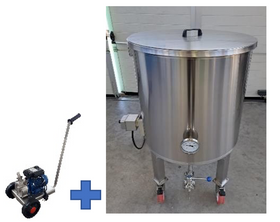 Tanker storage with electric heating for EC-300L beer