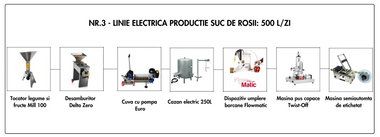 Linie Suc Rosii nr. 3 electrica 500L/zi (15.200 Euro + TVA)