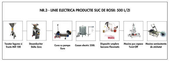 Linie Suc Rosii nr. 3 electrica 500L/zi (15.200 Euro + TVA)