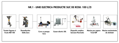 Linie Suc Rosii nr. 1 electrica 100L/zi (12.325 Euro + TVA)