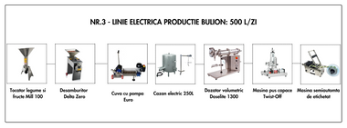 Linie Bulion nr. 3 electrica 500L/zi (21.550 Euro + TVA)