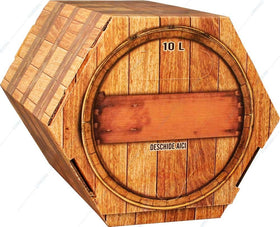 Bag-in-box box boxed 10l baroi type