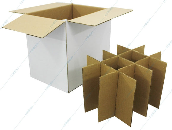 Cutie carton pentru 6/12 sticle 0,75cl