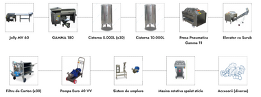 Linie completa productie vin