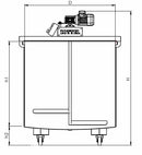 Cisterna tampon cu mixer 500L-2