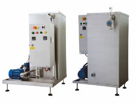 300 l/h electric pasteurizer, 27 kW