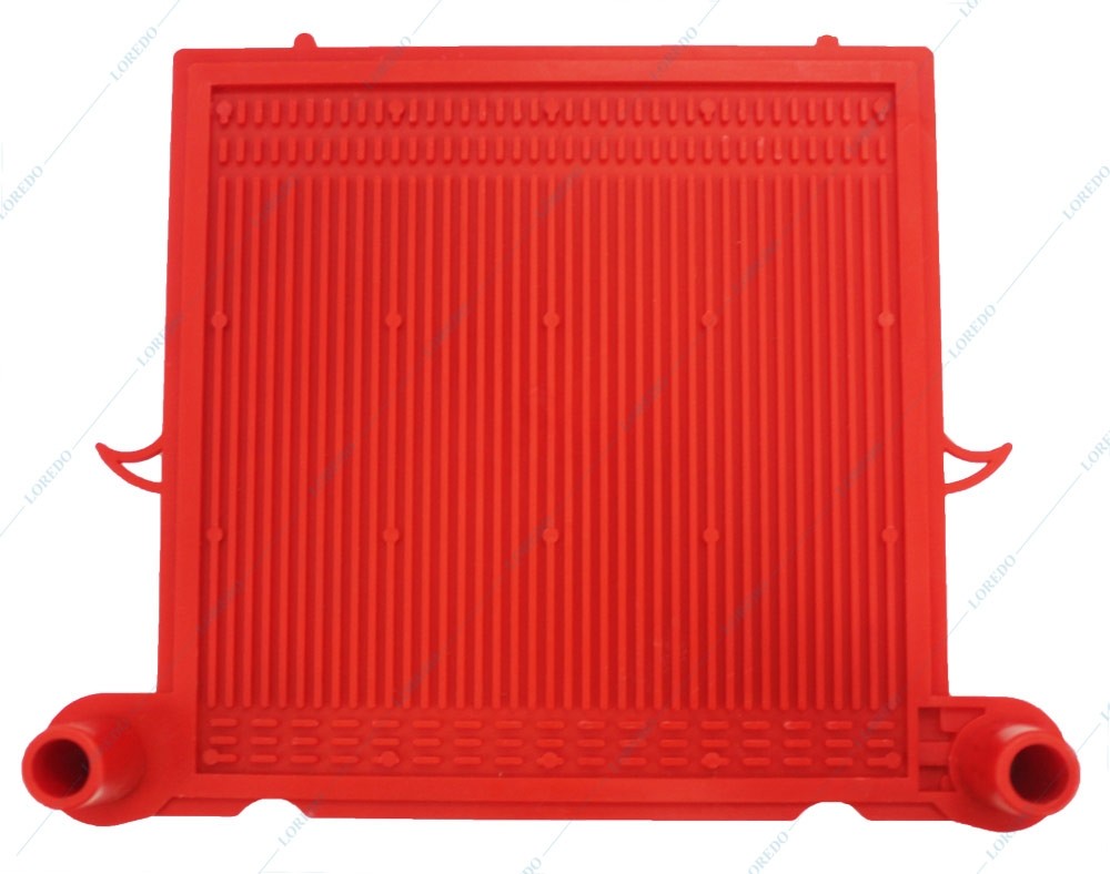 Placi filtru colombo rosii/albe din plastic