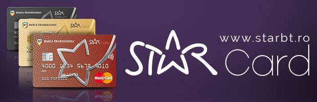 Acceptam cardurile StarBT de la Banca Transilvania